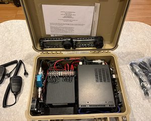 Dual Portable HF Radio System with External Connections